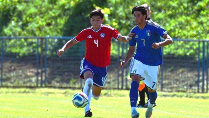   La Roja sub 17 cayó ante Italia en amistoso de preparación para el Mundial de Catar 2026 