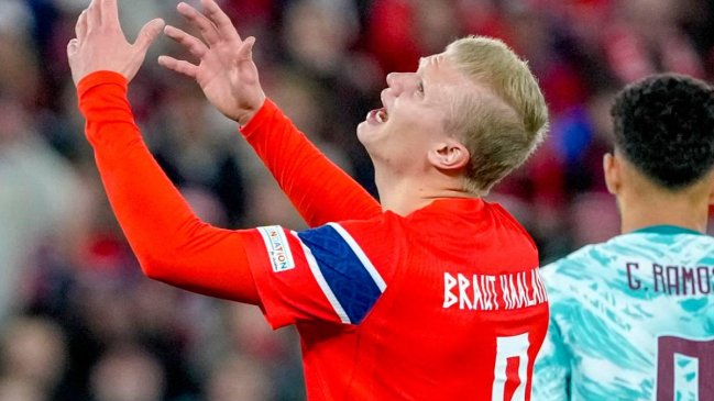   [VIDEO] Erling Haaland le anotó a Portugal por la Nations League 