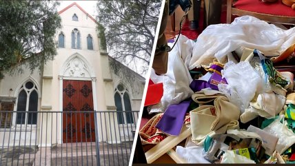 Millonario robo y destrozos afectaron a parroquia de Cerro Castillo, en Viña del Mar