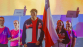 Claudio Romero y Anastasia Velozo representaron a Chile en la clausura de los Juegos Sudamericanos