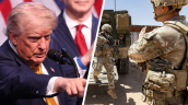 Trump califica retiro estadounidense desde Irak como 