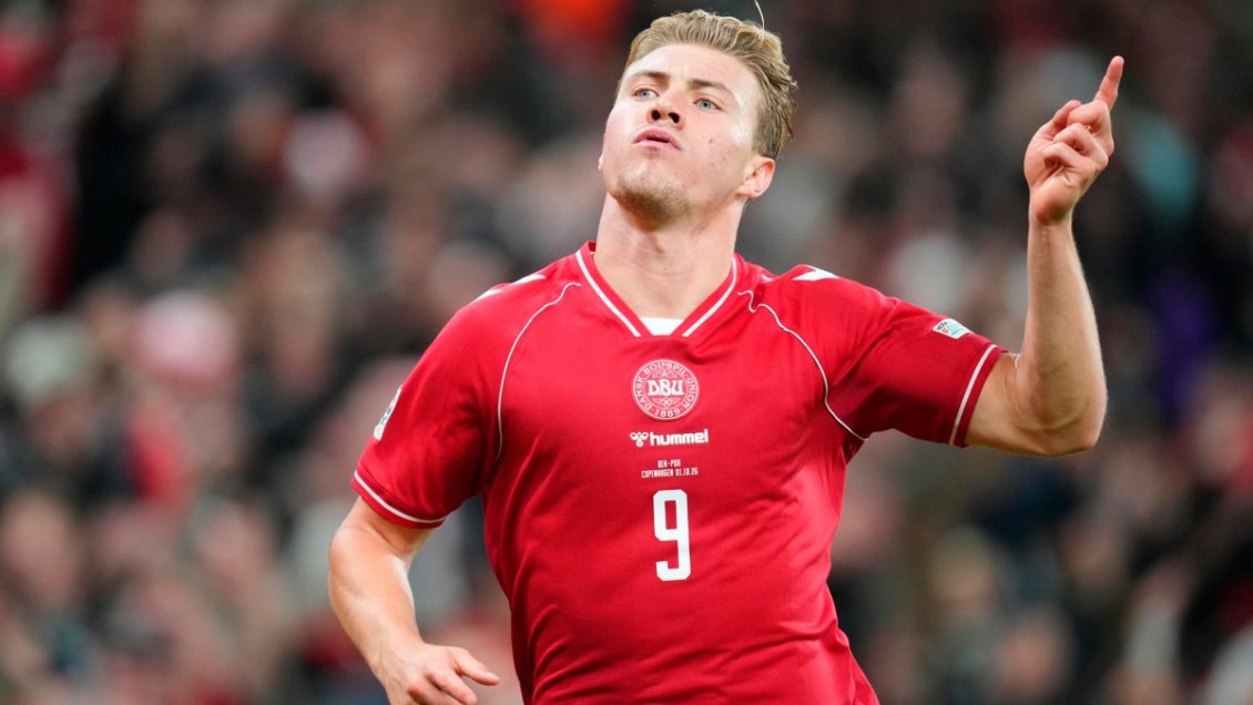La venganza de Højlund por Cristiano: Le anotó a Portugal, emuló su festejo y desairó a Jorge Jesus