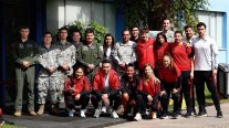 Colo Colo femenino entrenó en el hospital FACH de cara a la Copa Libertadores