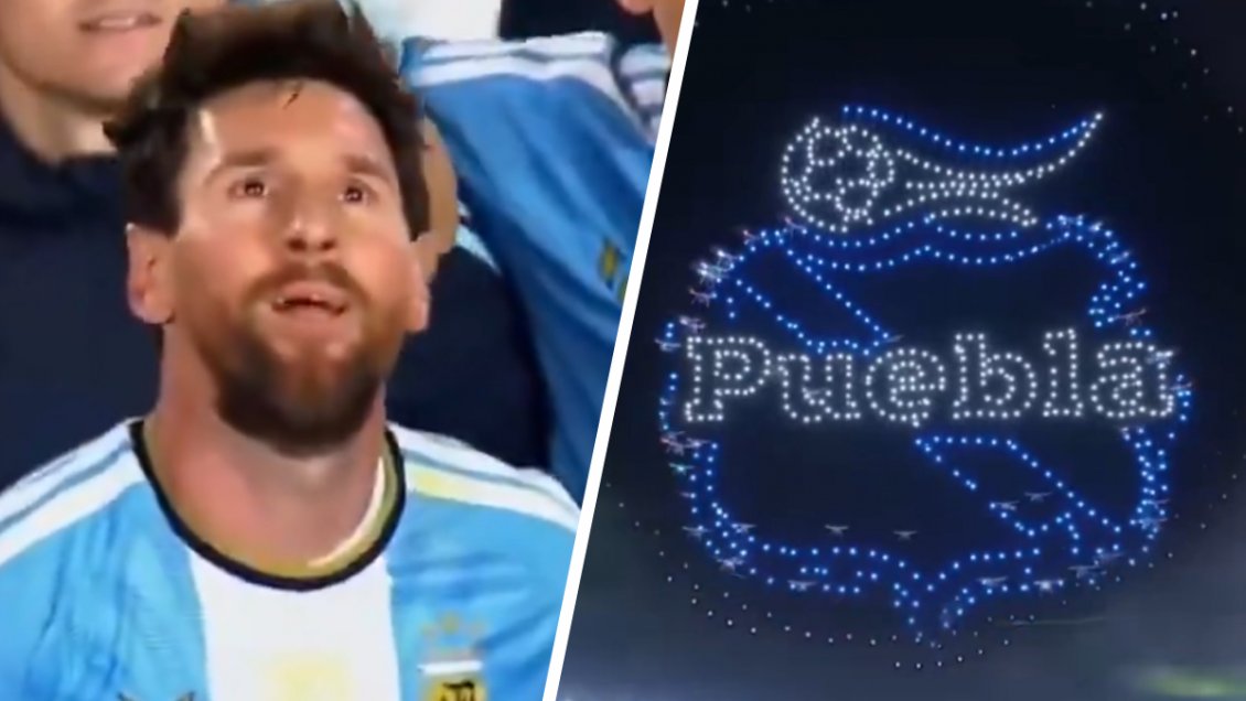 [VIDEO] Clubes de Brasil, México y España se burlaron del show de drones en la despedida de Messi