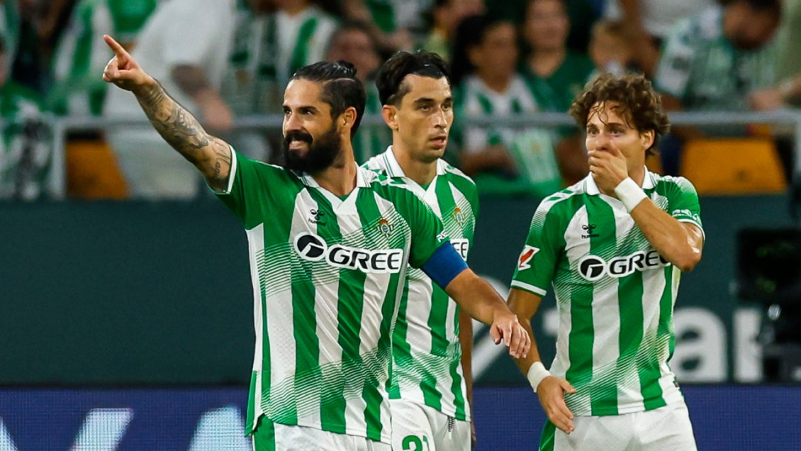 Betis de Pellegrini goleó a Osasuna y se mantuvo en la parte alta en España