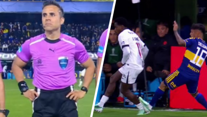   Solo amarilla: Piero Maza recibió críticas por polémico cobro en el Boca vs. Vasco 