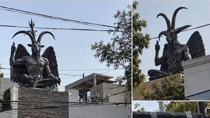   No hay tal estatua: Baphomet en Ciudad de México es un bulo 