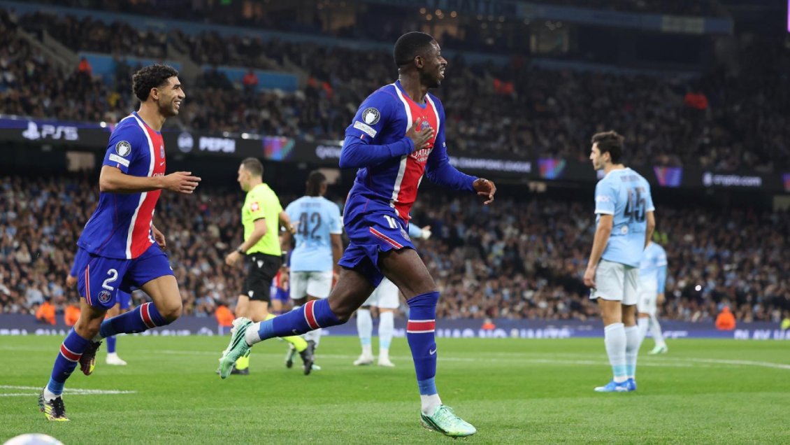PSG mostró su chapa de bicampeón y venció a Manchester City en la Champions