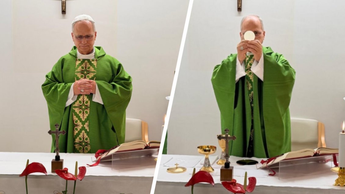 El Vaticano difundió las primeras imágenes de León XIV a 72 horas de su cirugía