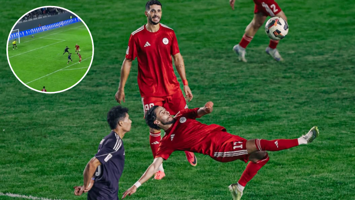 [VIDEO] ¿Tijera o chilena? El golazo que la rompió en Irak: Ya lo piden para el Puskás