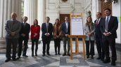 A siete años del 18-O, oficialismo firmó texto en rechazo a la violencia y el vandalismo