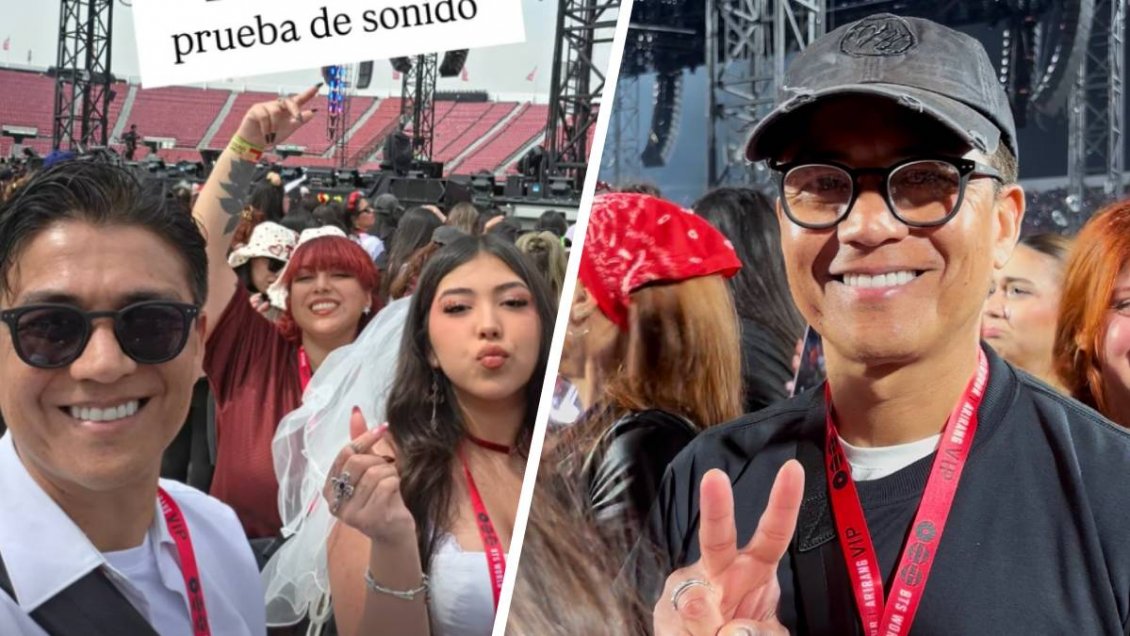 La sorpresiva aparición de Américo en segundo show de BTS en Chile