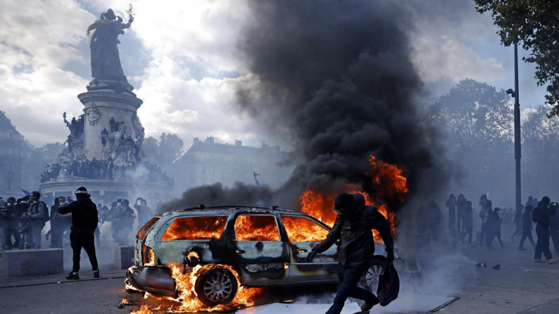 Francia: edificios públicos en llamas y saqueos masivos marcan jornada de extrema violencia