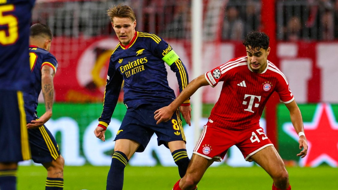 Bayern Munich y Arsenal protagonizaron un intenso empate en un partidazo de la Champions