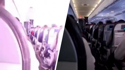 Rayo impactó a avión en pleno vuelo con destino a Santiago