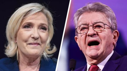 Le Pen y Mélenchon disputarán el balotaje presidencial francés en 2027, según sondeo