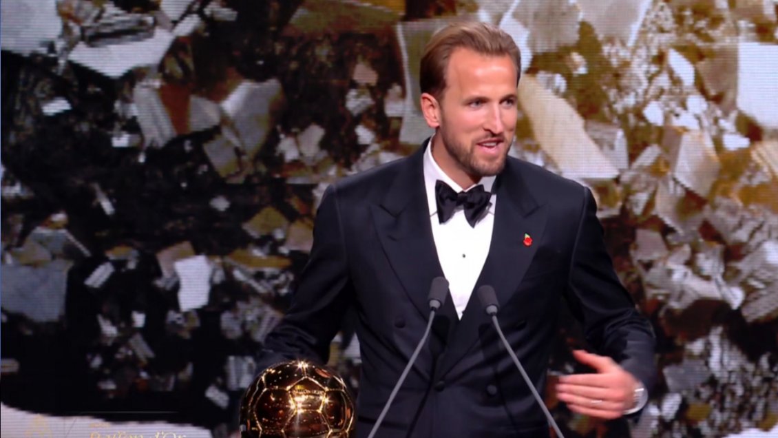 El mejor del mundo: Harry Kane hizo historia y ganó el Balón de Oro 2026