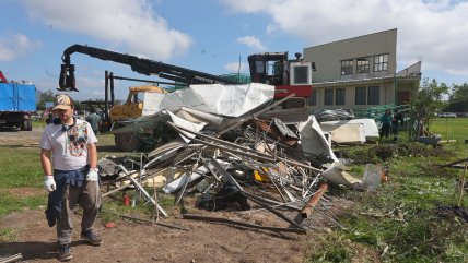   Administrador de colegio destruido relató como vivió la comunidad el tornado en Requínoa 