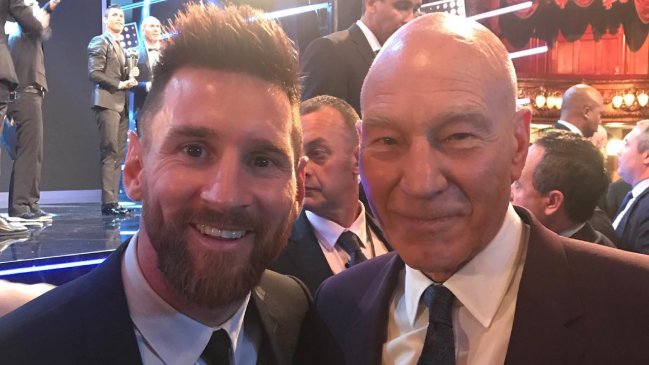   [VIDEO] El día que Patrick Stewart relató su emotivo encuentro con Lionel Messi 