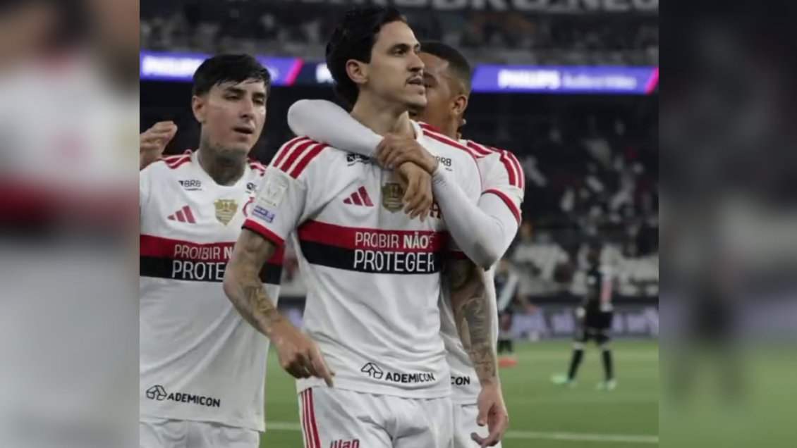 Con Pulgar titular: Flamengo goleó a Vasco y afirmó su liderato en el Brasileirao