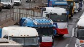 San Antonio: camioneros mantienen bloqueos a la espera de cita clave con el Gobierno